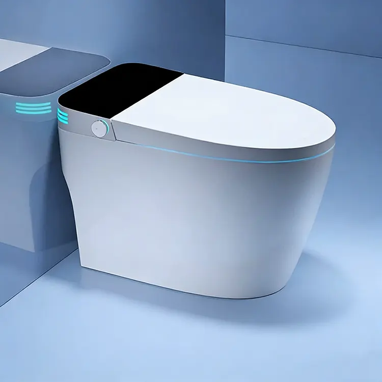 LED Digital Display Sjálfvirk lok Flip-Top Foam Shield Siphon Smart Salerni