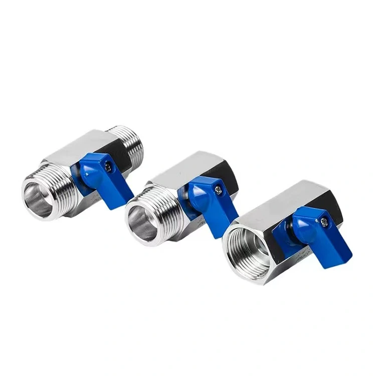 Sérstakur lítill kúluventill fyrir loftræstikerfi og gas