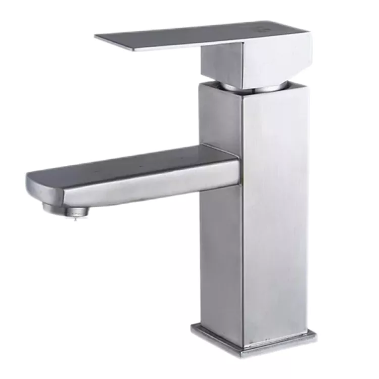 Minimalist Square Heitt og Kalt Vasa blöndunartæki